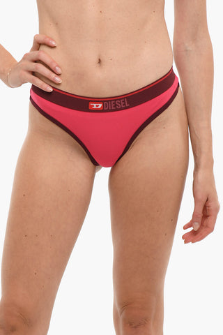 Cotton UFST-STARSY Thong with Contrasting Edges