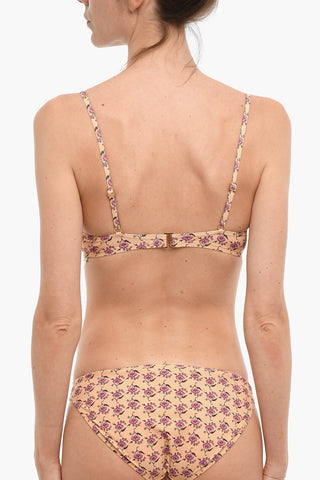 Top Bikini a Fantasia Floreale con Ferretto