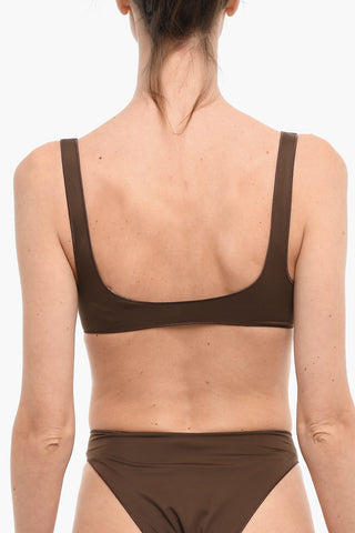 Solid Color Lycra Bikini Top