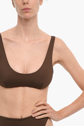 Solid Color Lycra Bikini Top