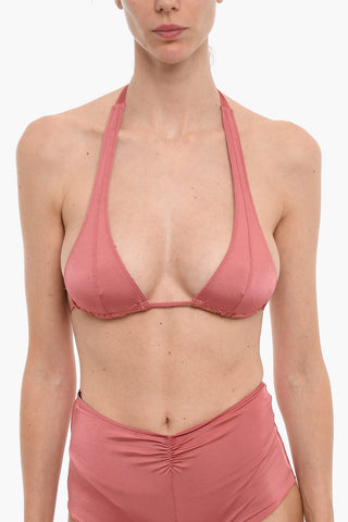 Solid Color Triangle Bikini Top