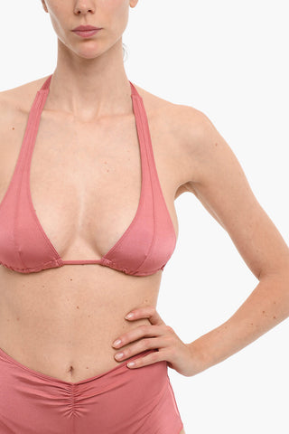 Solid Color Triangle Bikini Top