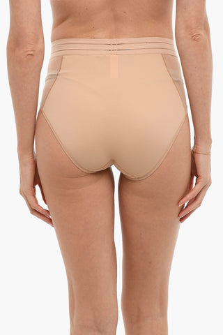 High-Waisted NUFIT Briefs with See-Through Inserts