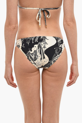Slip Bikini Bicolore Stampato