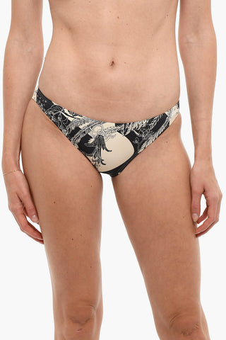 Slip Bikini Bicolore Stampato
