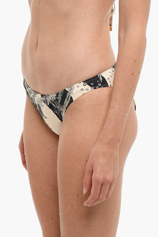 Slip Bikini Bicolore Stampato