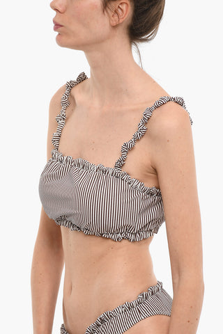 Top Bikni Bicolore a Righe Awning