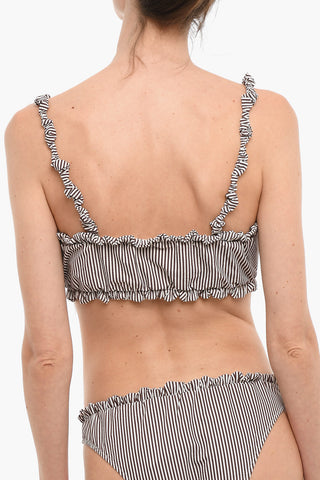 Top Bikni Bicolore a Righe Awning