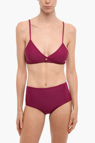 High-Waisted Triangle Bikini