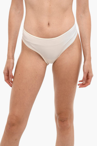 Slip in Tessuto Stretch con Dettaglio Cut-Out