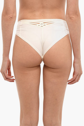 Slip in Tessuto Stretch con Dettaglio Cut-Out