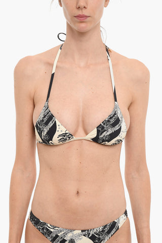 Top Bikini a Triangolo a Fantasia