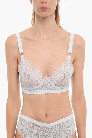 Macrame' Lace Balconette Underwire Bra