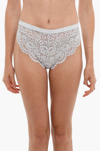 Slip in Pizzo Macrame' a Vita Alta