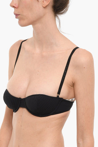 Balconette Bra with Golden Details