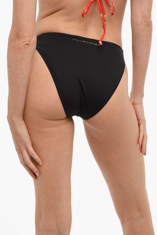 Slip Bikini in Tinta Unita a Taglio Alto