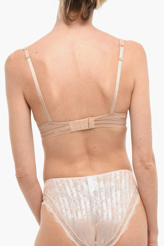 Triangle Bra with See-Through Inserts