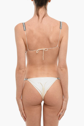 Triangle GEM Bikini with Rhinestone Trims
