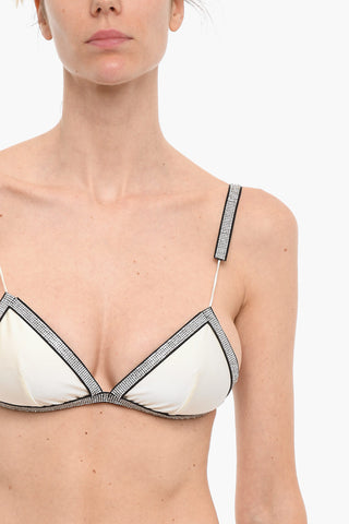 Triangle GEM Bikini with Rhinestone Trims