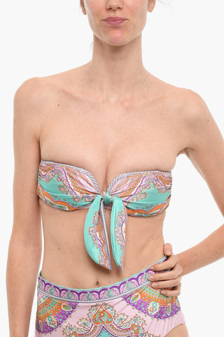 Floral Patterned LOLA Bandeau Bikini Top