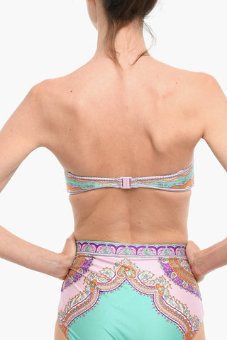 Floral Patterned LOLA Bandeau Bikini Top