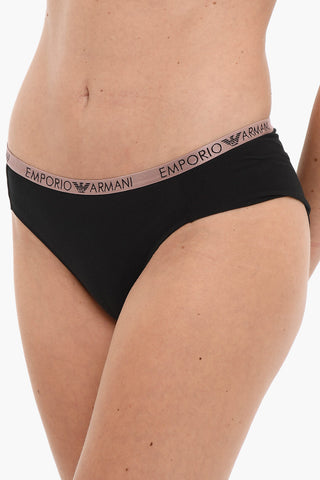 EMPORIO Slip in Cotone Stretch con Banda Logata
