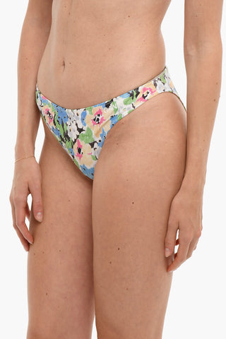 Floral Patterned Bikini Bottom