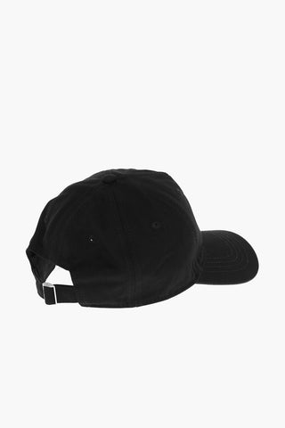 Cappello Da Baseball in Tinta Unita con Ricamo
