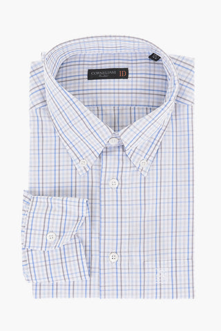ID Checkered Motif Button-down Shirt