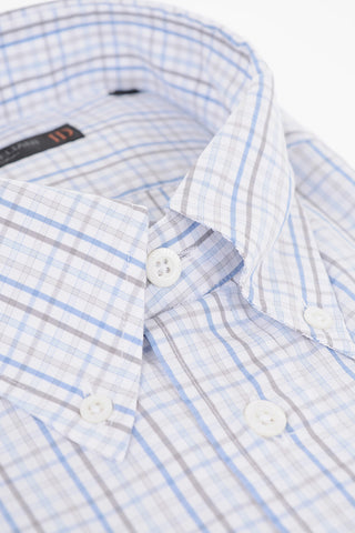 ID Checkered Motif Button-down Shirt
