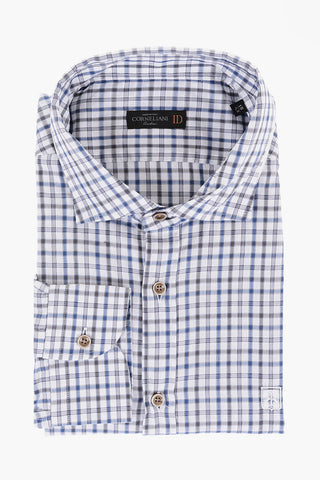 ID Plaid Check Cotton Shirt