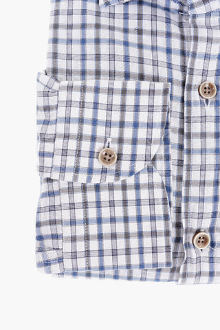 ID Plaid Check Cotton Shirt