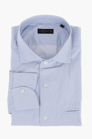 ID Camicia in Cotone Bird's Eye con Taschino