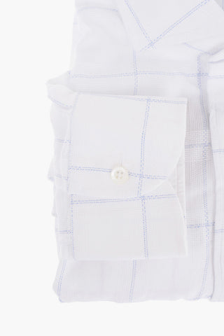 ID Camicia in Cotone con Motivo Windowpane