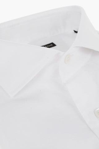 Standard Collar Twill Cotton Shirt