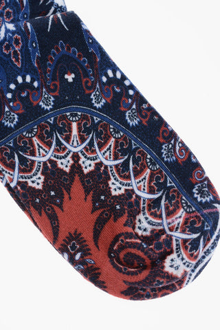 Patterned Cotton Blend Long Socks