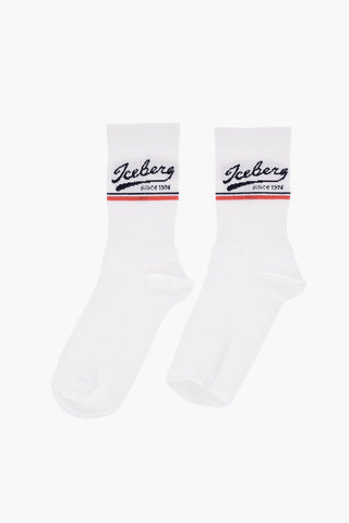 PEANUTS Calzini in Misto Cotone con Ricamo Snoopy