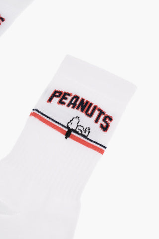 PEANUTS Calzini in Misto Cotone con Ricamo Snoopy