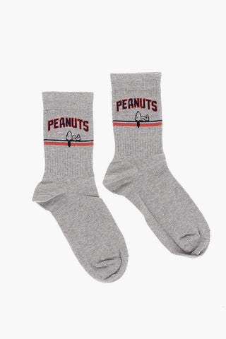 PEANUTS Cotton Blend Socks with Snoopy Embroidery