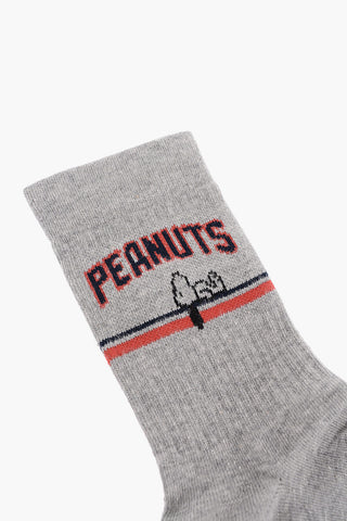 PEANUTS Cotton Blend Socks with Snoopy Embroidery
