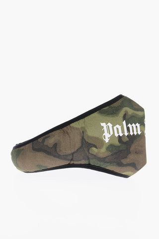 Camoflage Motif Face Mask with Touch-Strap Closure