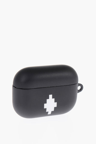 Solid Color Airpods Pro Case with Printed Contrasting Logo