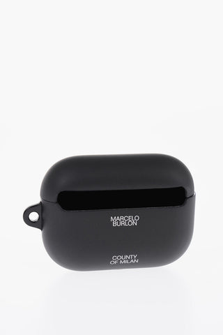 Solid Color Airpods Pro Case with Printed Contrasting Logo