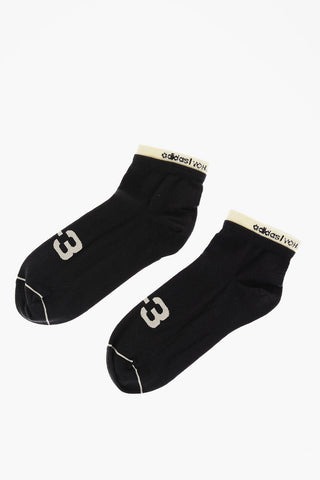 Y-3 YOHJI YAMAMOTO Cotton Blend Socks with Contrasting Logo