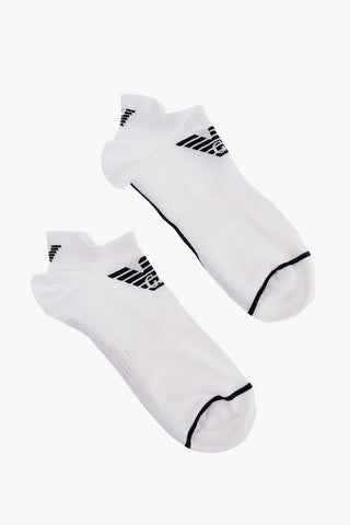 EMPORIO Cotton Blend Low-Cut Socks with Contrasting Logo