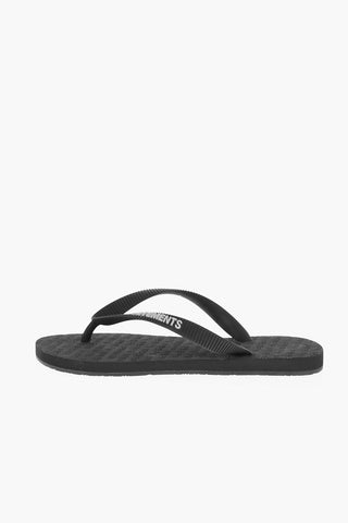 Rubber Flip Flops with Embossed Logo