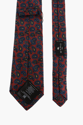 Paisley Patterned Silk Tie