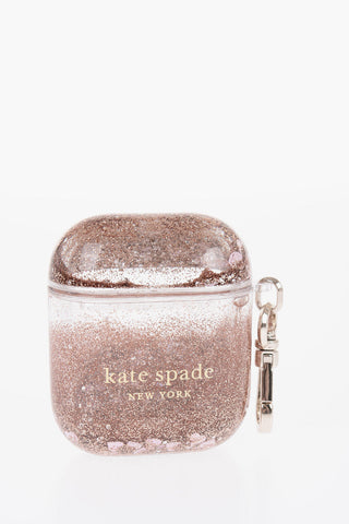 AirPods protective case in Resin with liquid glitter 