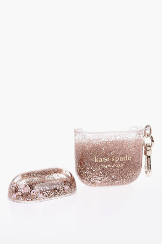 AirPods protective case in Resin with liquid glitter 
