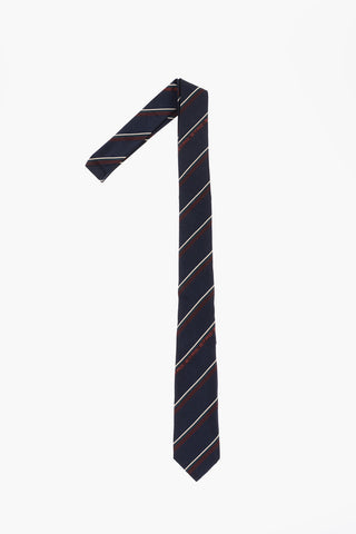 Regimental Striped Silk Tie